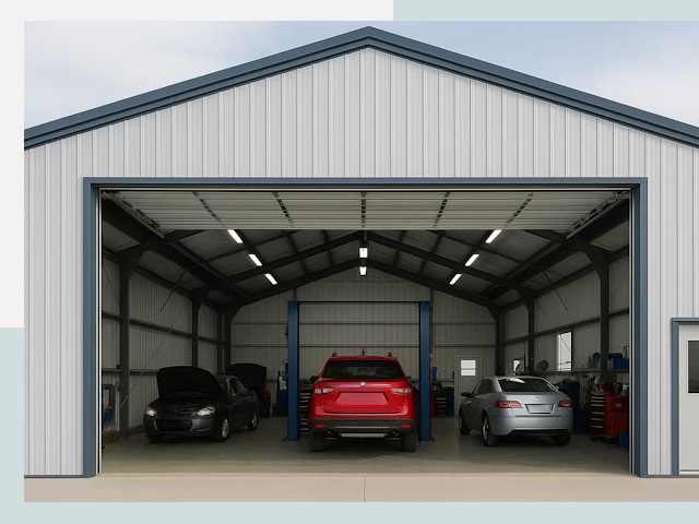 Ангары из сэндвич панелей от 610 руб. в Медногорск