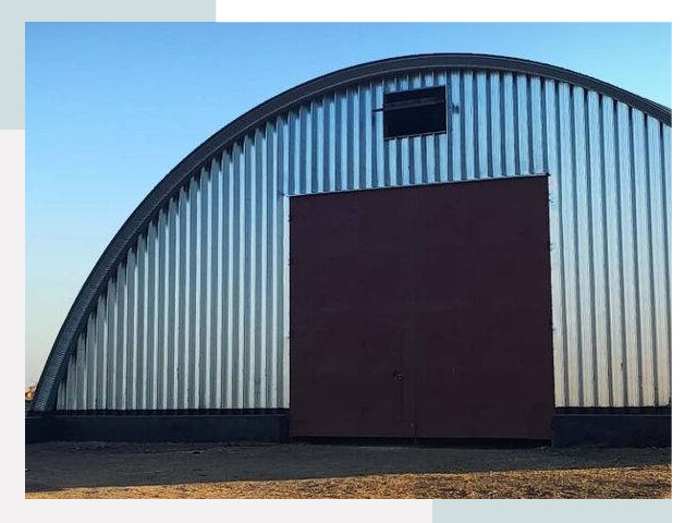Бескаркасные ангары в Медногорске