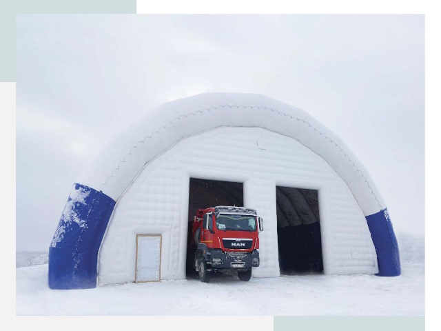 Мобильные ангары в Медногорске