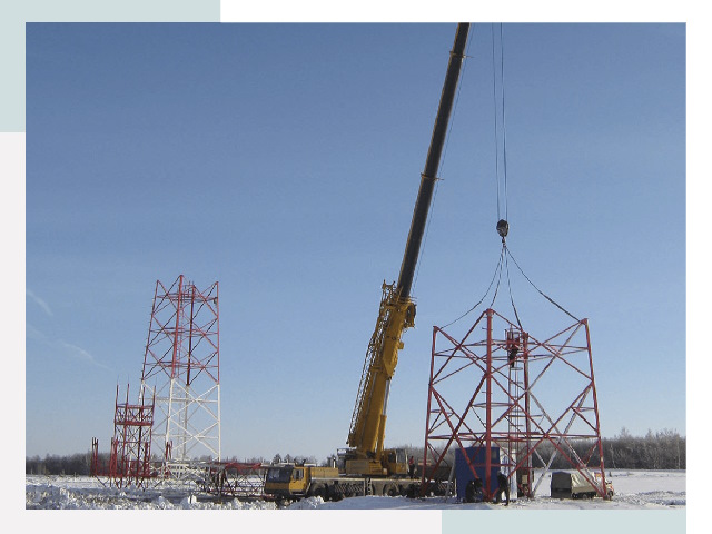 Монтаж вышек связи в Медногорске