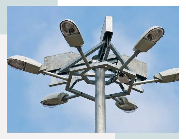 Монтаж осветительных мачт в Медногорске