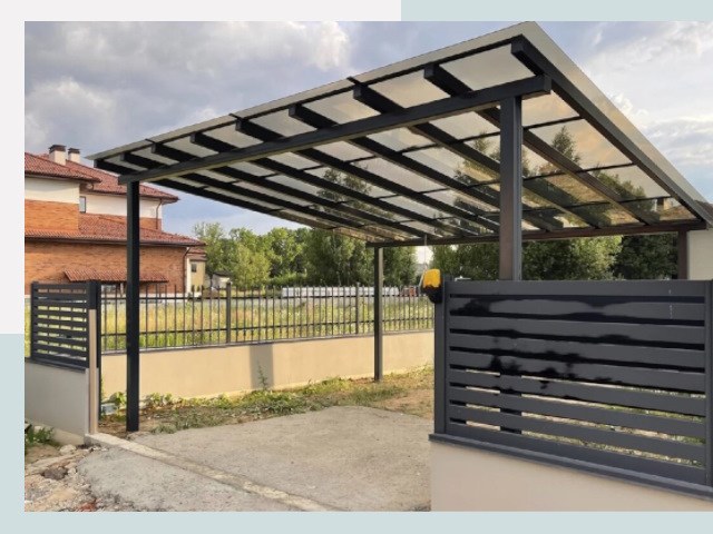 Металлические навесы в Медногорск от 610 руб. за м²