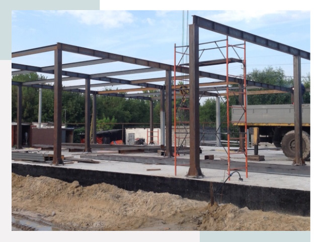 Фундамент для ангаров в Медногорске